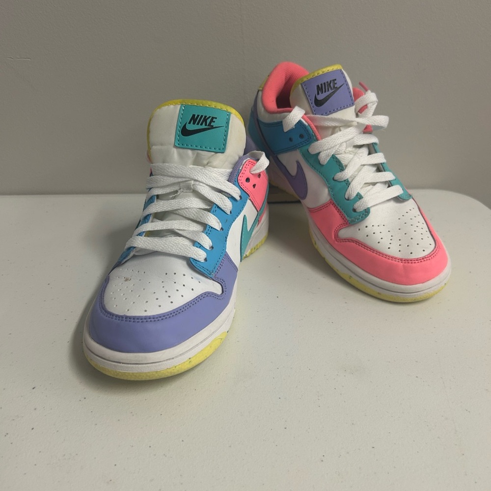 Nike Kids Sneakers - Pink, Blue, Purple, White - Picture 4 of 10